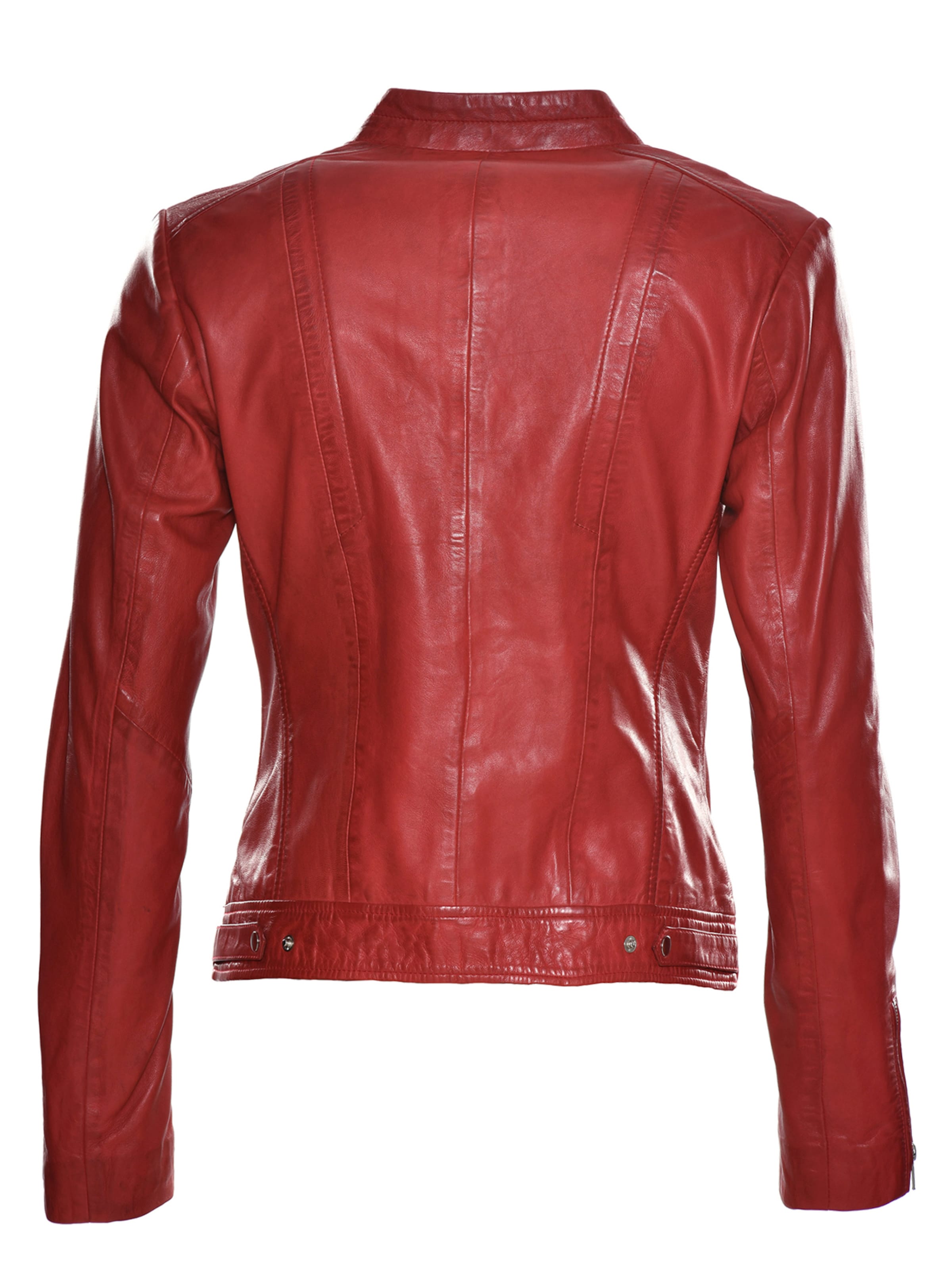JCC Lederjacke in Rot