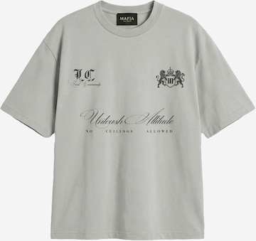 T-Shirt Kleidermafia en gris : devant