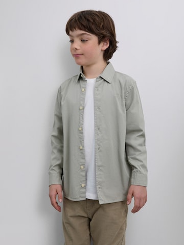 Scalpers Regular fit Button up shirt 'Summer Seatle' in Green