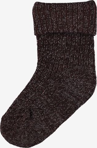 NAME IT Socks 'Rera' in Brown: front