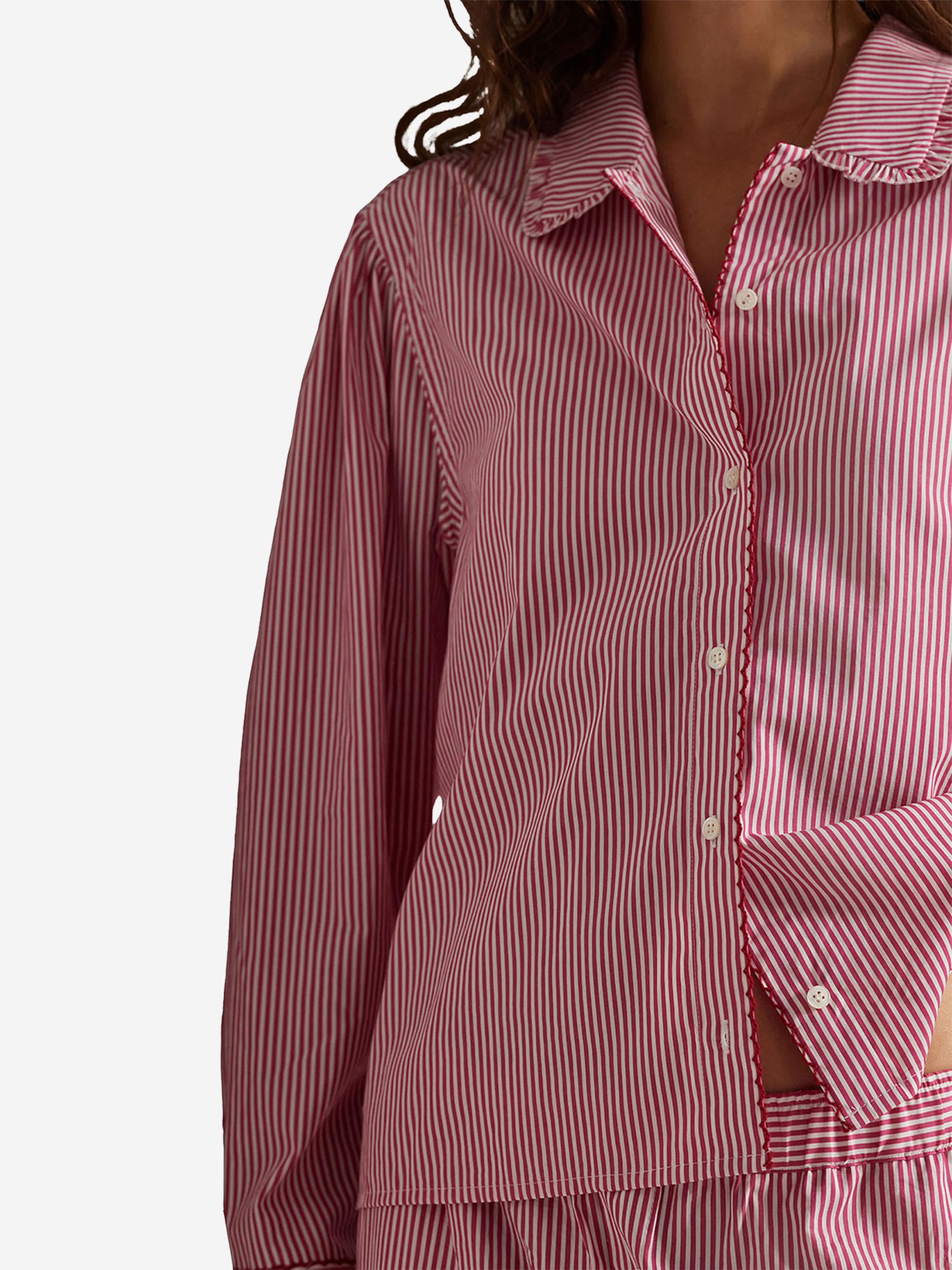 Pyjama ' Shirting Stripes ' Polo Ralph Lauren en rose