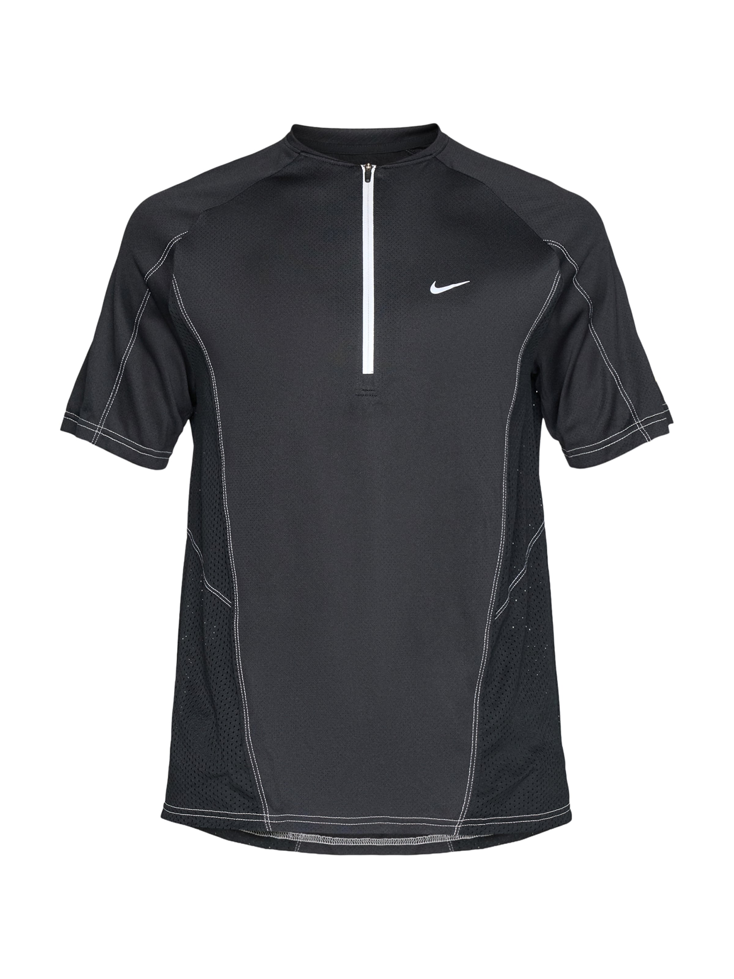 NIKE Функционална тениска 'RETRO' в черно: отпред