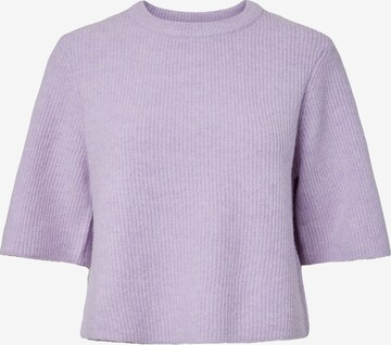 PIECES Свитер 'PCSILLY' в Лиловый: спереди