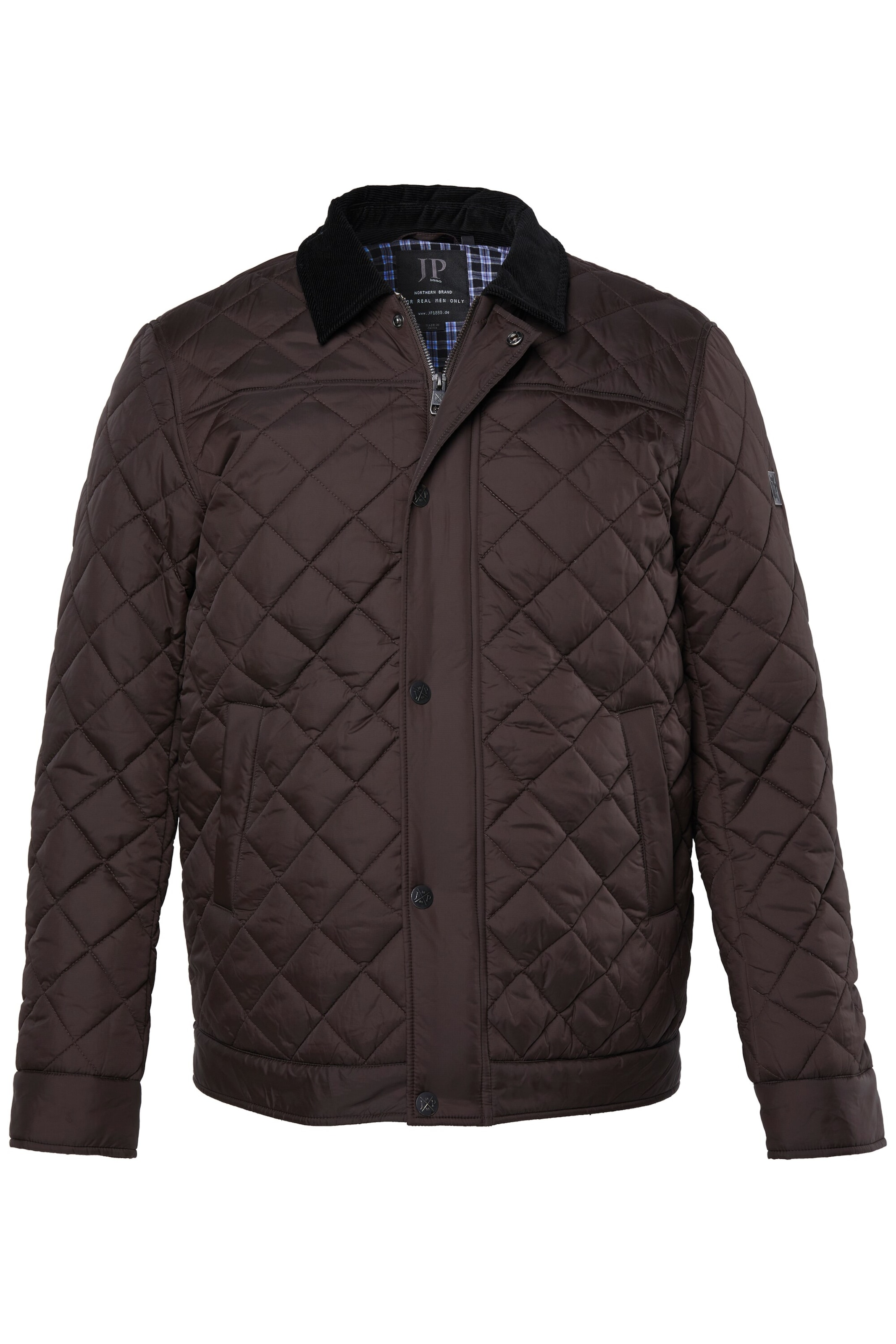 JP1880 Tussenjas in Bruin: voorkant