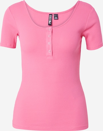 T-shirt 'Kitte' PIECES en rose : devant