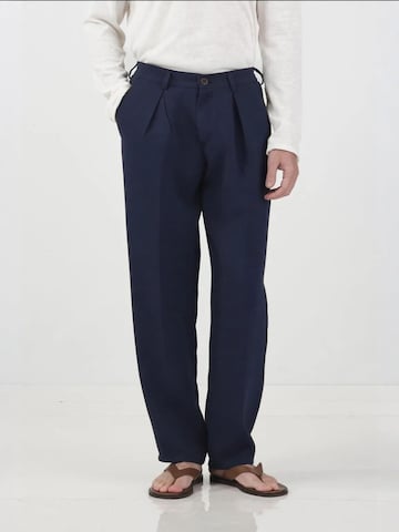 Giesto Regular Trousers in Blue: front