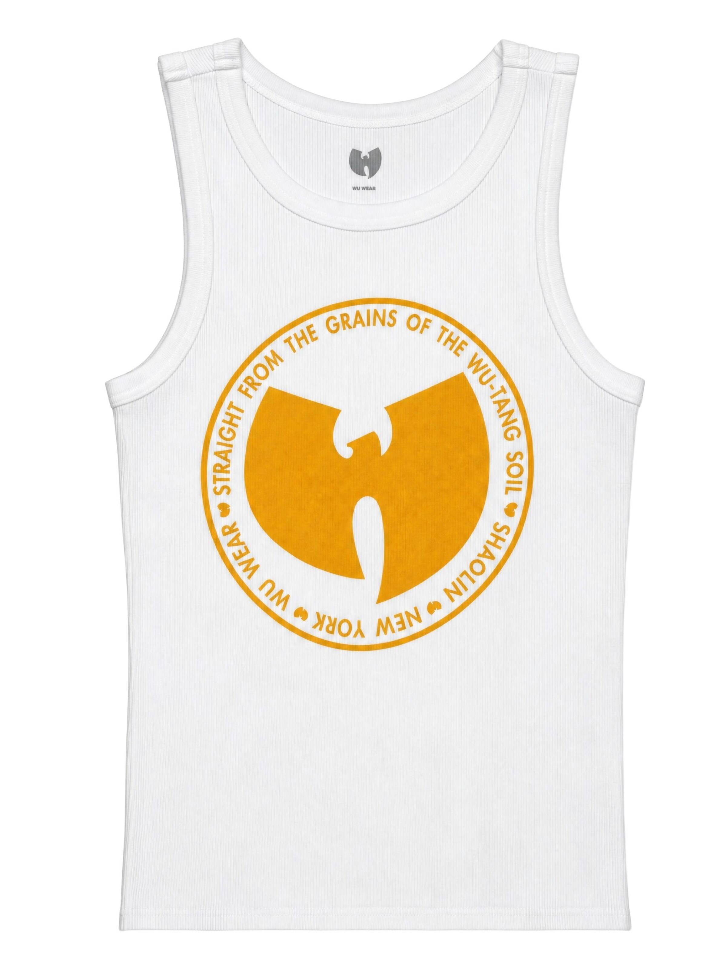 WU Wear Shirt 'Wu Wear Wu-Tang Soil' in White: front