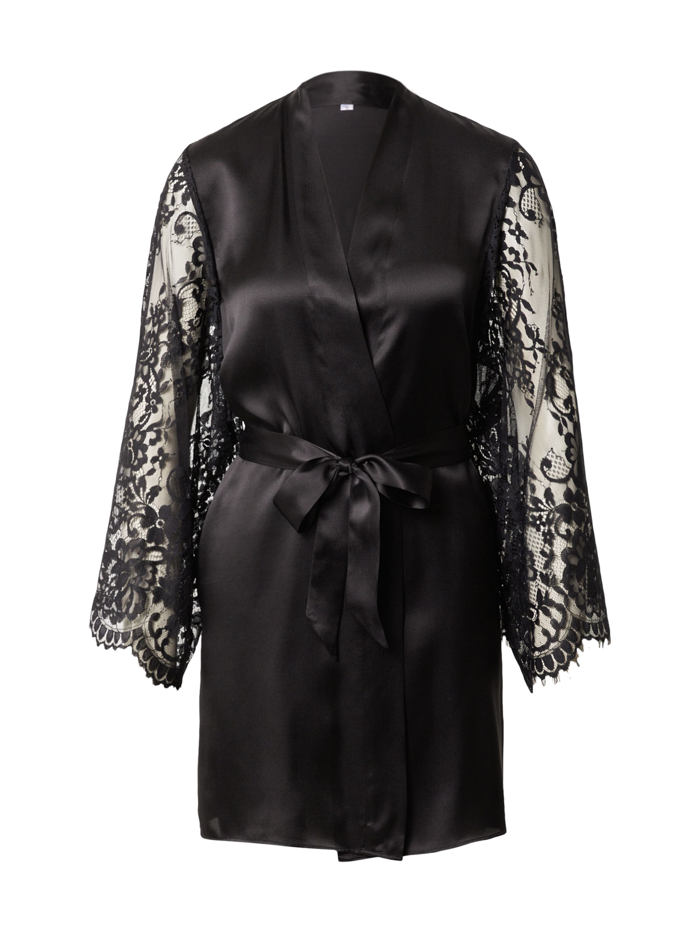 Hunkemöller Morgonrock i svart: framsida