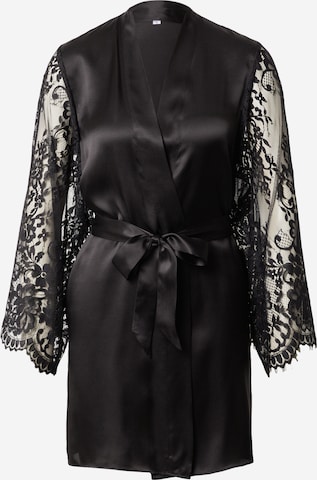 Hunkemöller Dressing Gown in Black: front