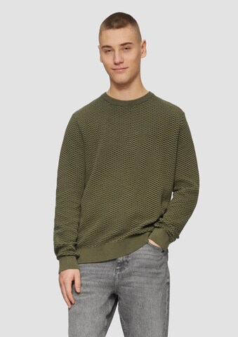 Pull-over QS en vert : devant