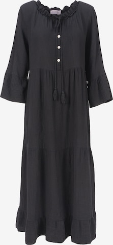 Seasons of April Kleid 'AMARA MUSSELIN ' in Schwarz: Vorderseite