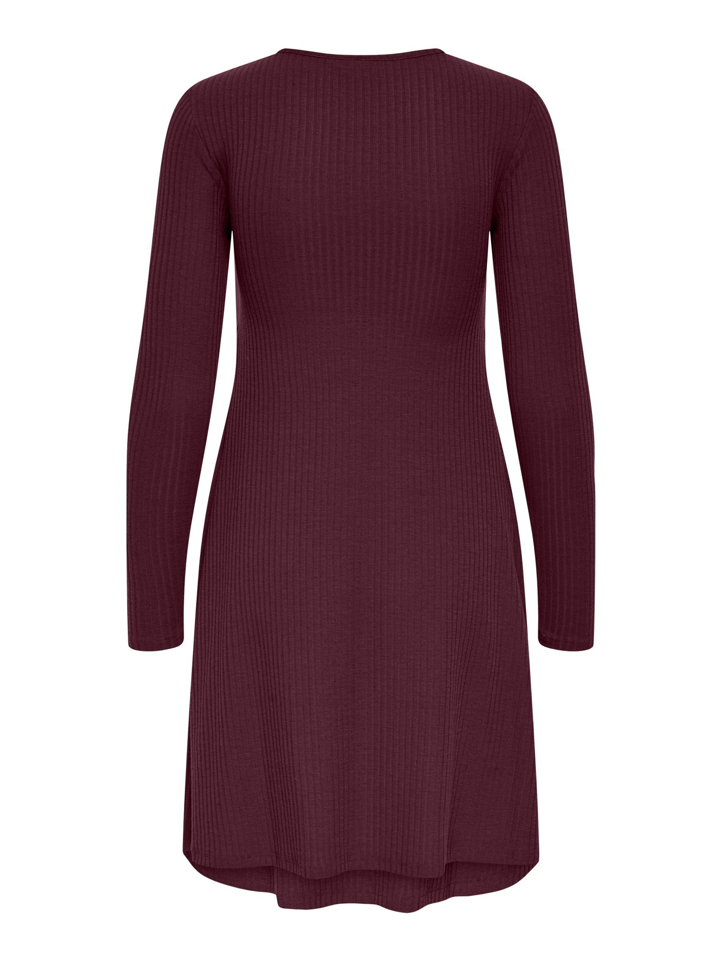 Only Maternity Jurk 'OLMMALAYA' in Rood