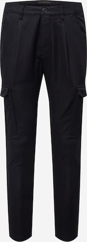 DRYKORN Skinny Pleat-Front Pants 'Lago' in Blue: front