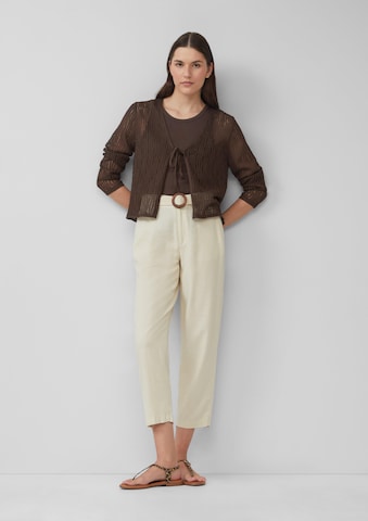 s.Oliver Regular Chinohose in Beige: Vorderseite