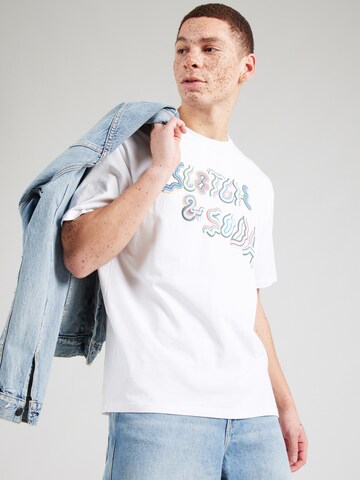 T-Shirt SCOTCH & SODA en blanc : devant