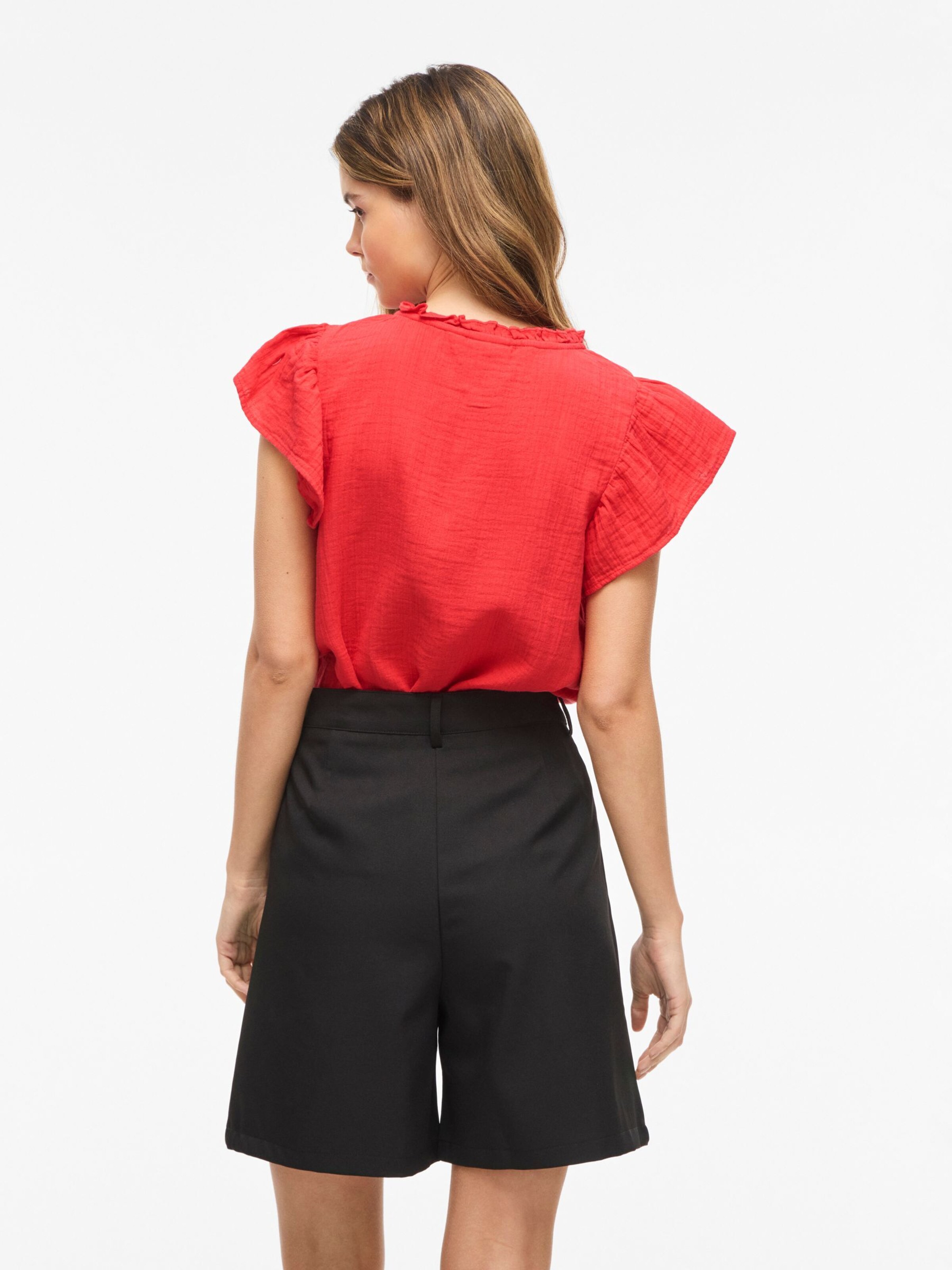 VILA Bluse 'VILANIA' i rød