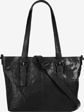 Cabas Spikes & Sparrow en noir : devant