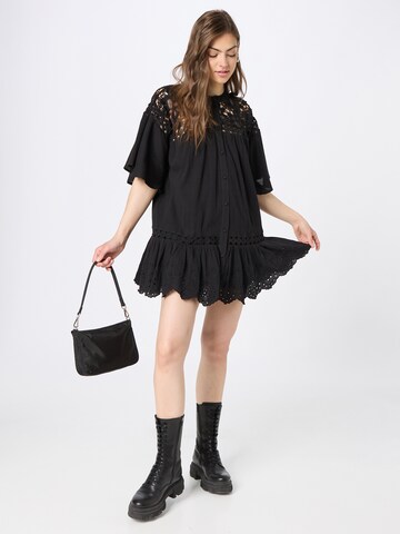 Robe-chemise 'QUINN' River Island en noir