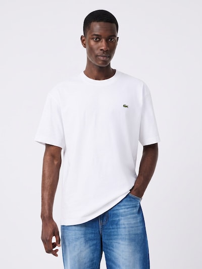 LACOSTE T-Shirt en S en blanc, Vue avec produit