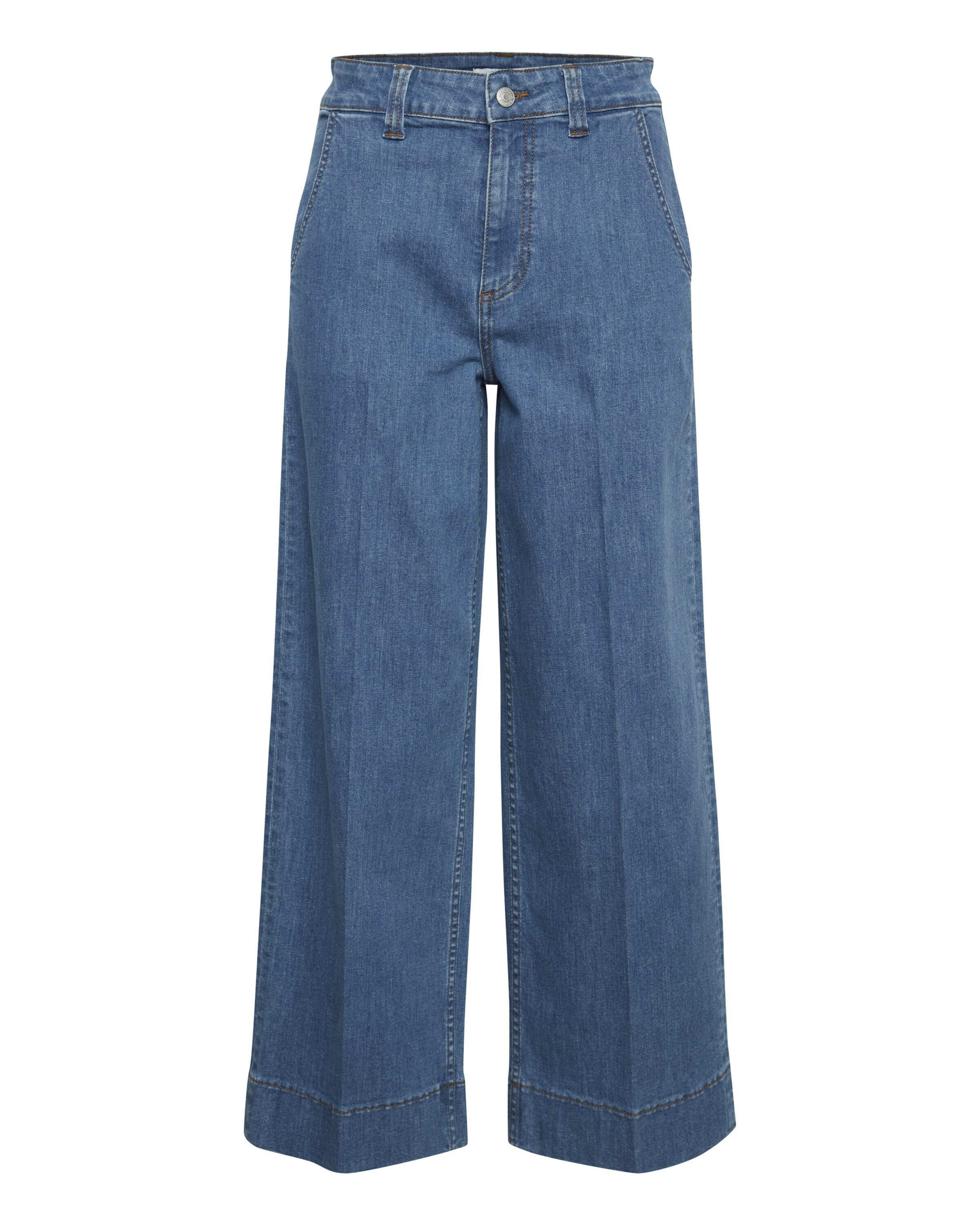 b.young Wide Leg Jeans 'BYKOMMA' i blå: forside