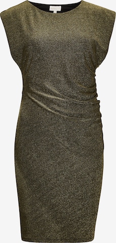 Apricot Kleid in Gold: Vorderseite