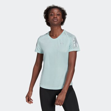 žalia ADIDAS SPORTSWEAR Sportiniai marškinėliai 'Own the Run': priekis