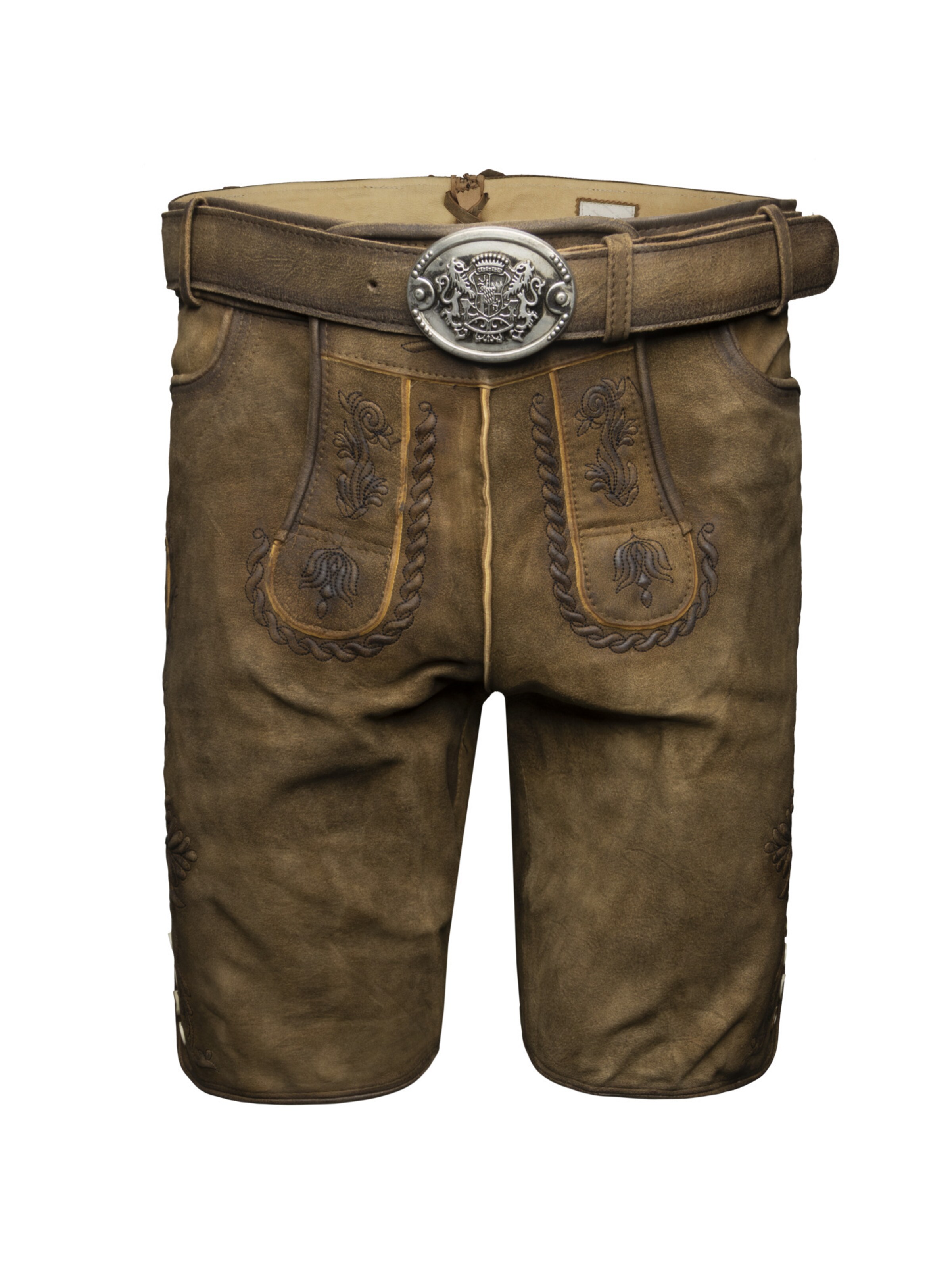 Regular Pantalon folklorique 'Bertram' STOCKERPOINT en marron : devant