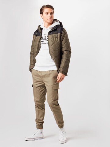 BURTON MENSWEAR LONDON Tapered Cargobroek in Bruin