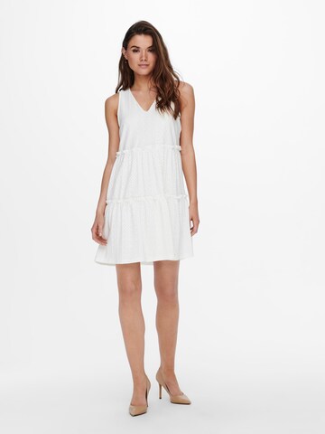 ONLY - Vestido de verano 'Lina' en blanco