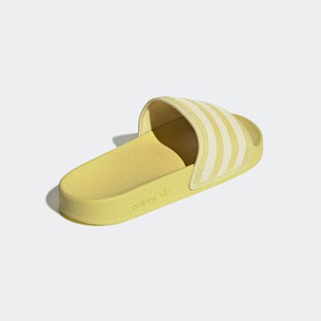 ADIDAS ORIGINALS Sandals 'Adilette' in Yellow