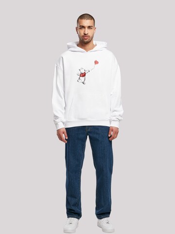 F4NT4STIC Sweatshirt 'Disney Winnie The Pooh Winnie & Balloon' in Weiß