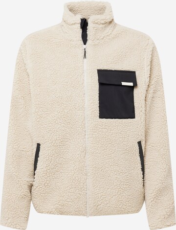 Cleptomanicx Between-Season Jacket in Beige: front