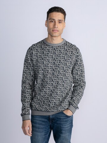Petrol Industries Pullover 'Frankfort' in Blau: Vorderseite