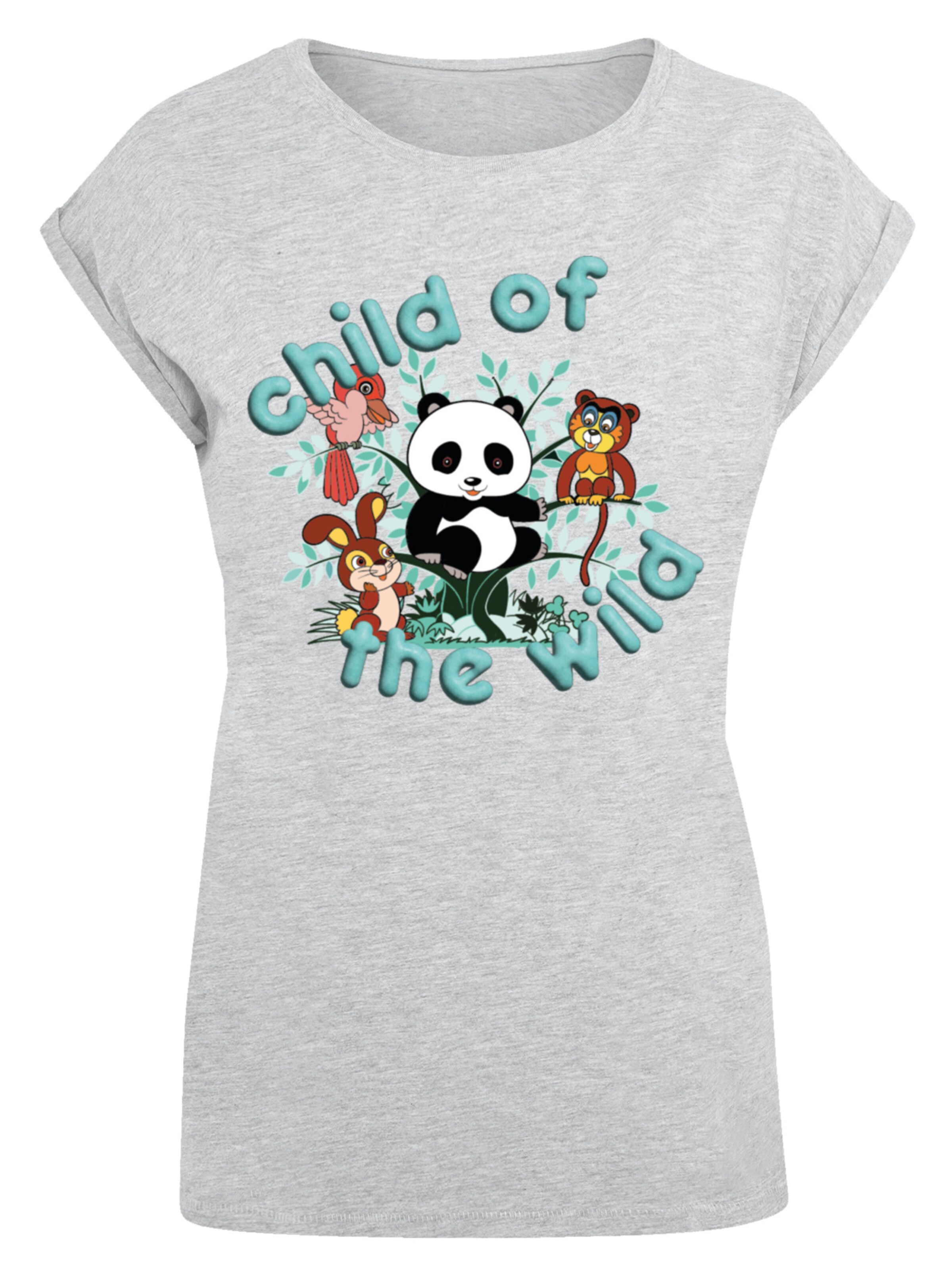 T-shirt 'Heroes of Childhood Tao Tao Child Of The Wild' F4NT4STIC en gris : devant