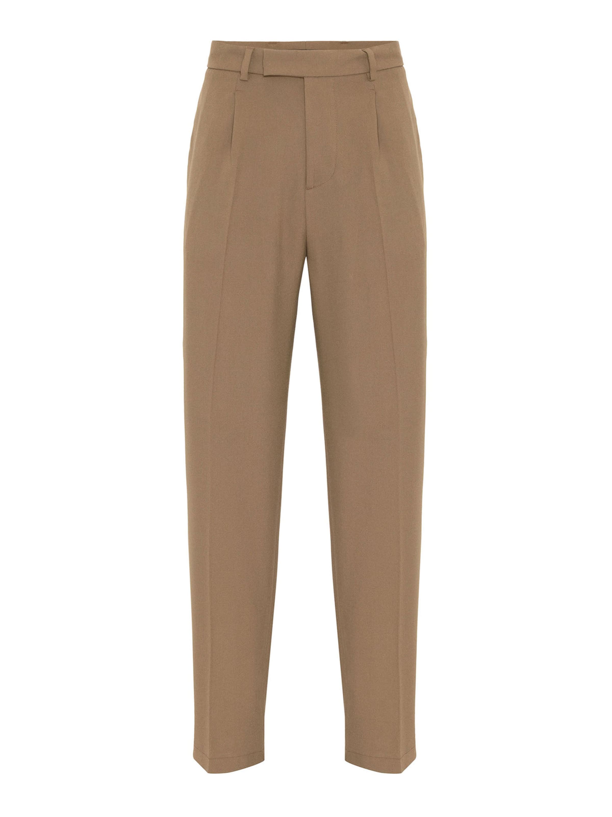 Antioch Loose fit Trousers with creases in Green: front