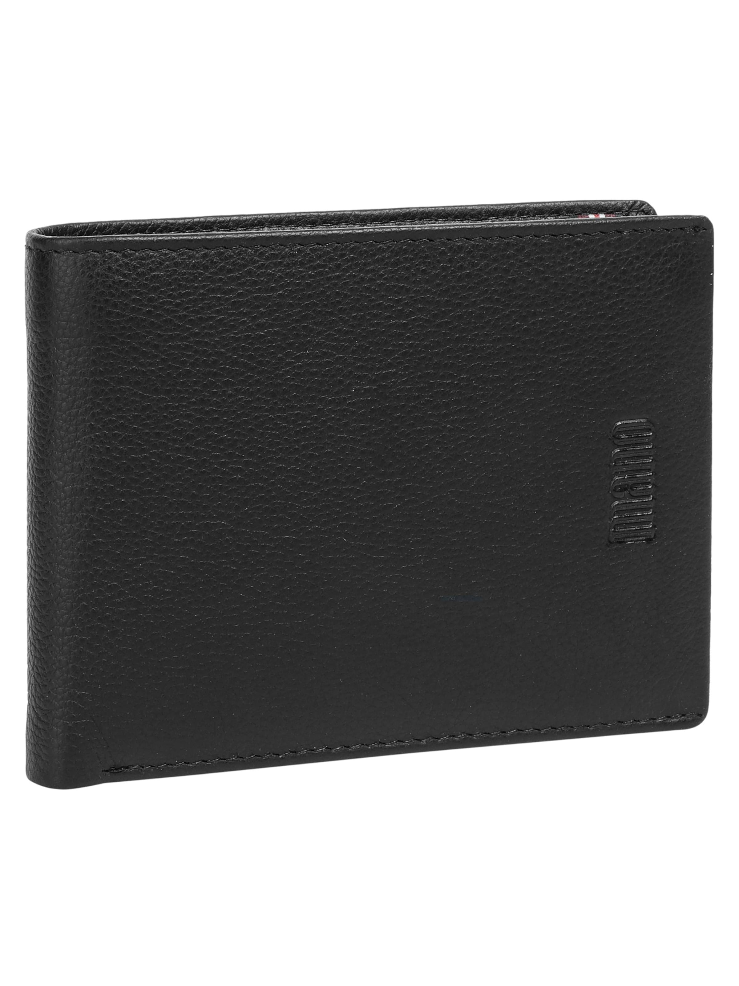 Porte-monnaies 'MEDIO' mano en noir