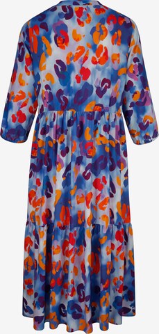 MIAMODA Shirt Dress in Blue