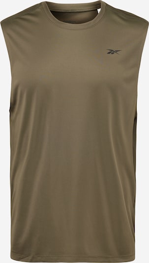 Reebok Performance shirt in Khaki / Black, Item view