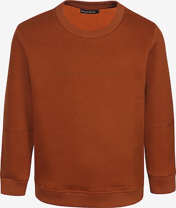 Bruuns Bazaar Kids Sweatshirt 'Hans Otto' in Brown: front