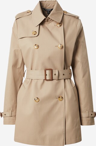 Lauren Ralph Lauren Between-Seasons Coat in Beige: front