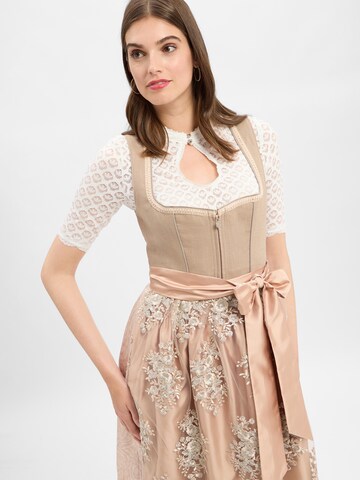 Krüger Madl Dress in Beige: front