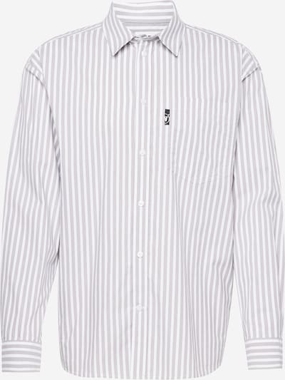 WOOD WOOD Camisa 'Day' em cinzento / branco, Vista do produto