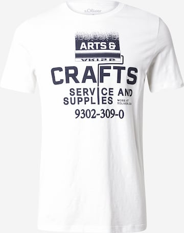 s.Oliver Shirt in Weiß: Vorderseite