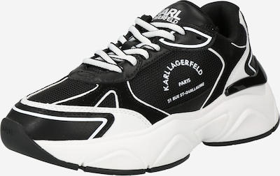 Karl Lagerfeld Baskets basses en noir / blanc, Vue avec produit