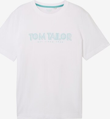 Maglietta di TOM TAILOR in bianco: frontale