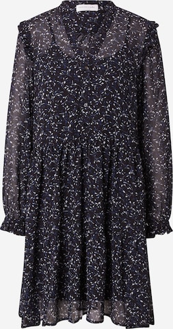 Robe-chemise rosemunde en noir : devant