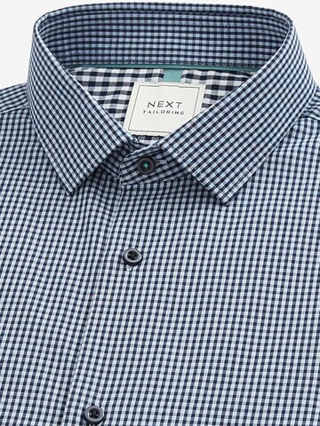 Next Regular fit Button Up Shirt in Blue