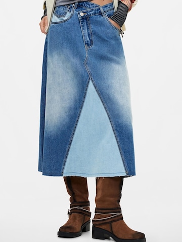 Desigual - Falda en azul: frente