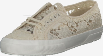 SUPERGA Sneakers 'Macrame' in Beige: front