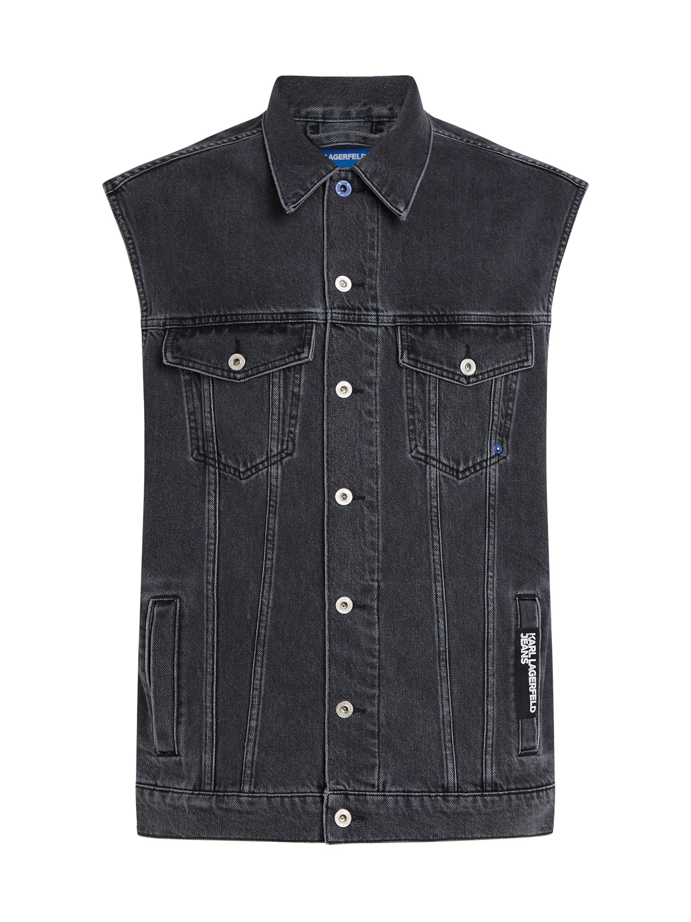 KARL LAGERFELD JEANS Елек в черно: отпред